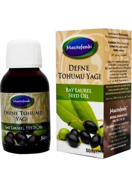 Defne Tohumu Yağı 50 ml (%100 Saf - Soğuk Pres)