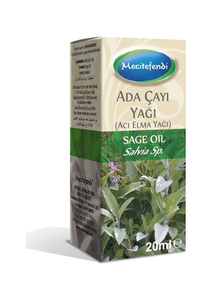 Adaçayı (Acı Elma) Yağı 20 ml (%100 Saf Uçucu Yağ)