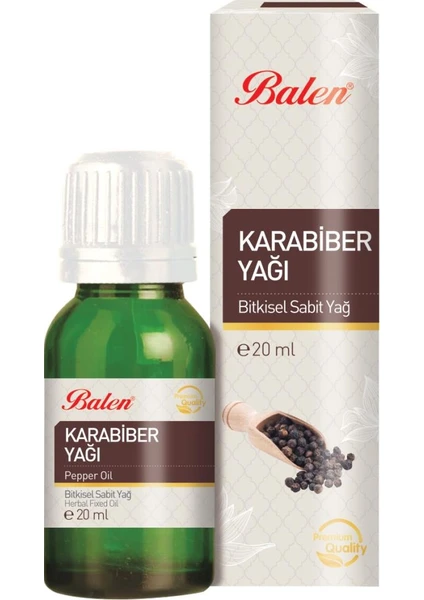 Karabiber Yağı 20 ml (%100 Saf)