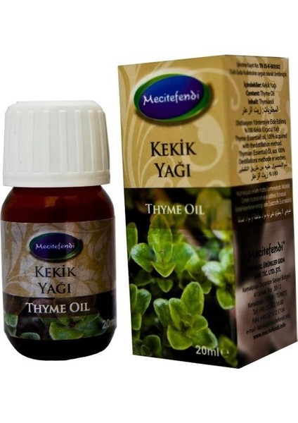 Kekik Yağı 20 ml (%100 Saf Uçucu Yağ)