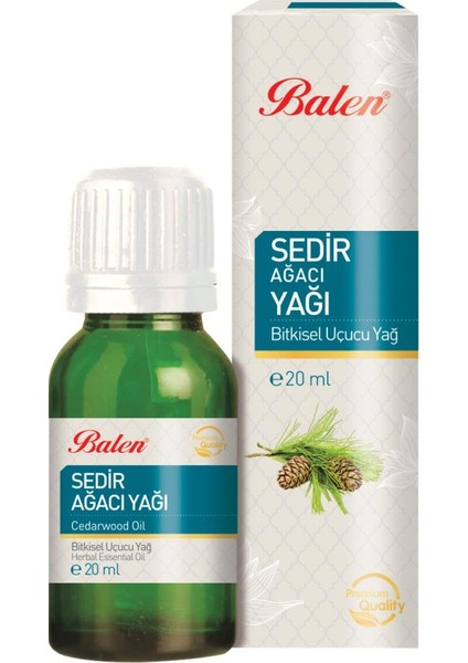 Sedir Ağacı Yağı 20 ml (%100 Saf Bitkisel Uçucu Yağ)