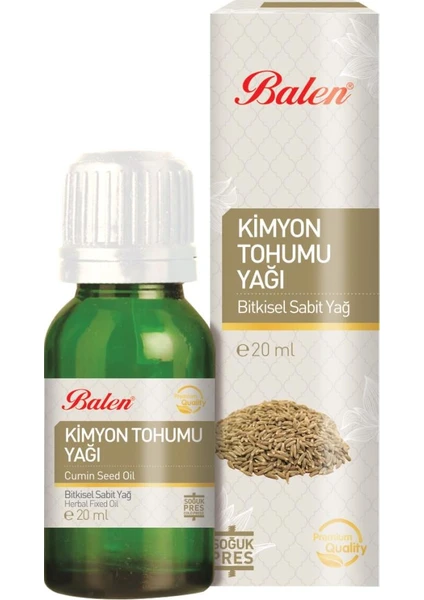 Kimyon Tohumu Yağı 20 ml (%100 Saf Soğuk Pres)