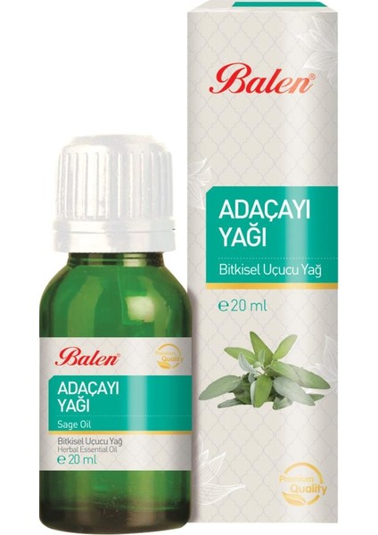 Adaçayı (Acı Elma) Yağı 20 ml Uçucu Yağ