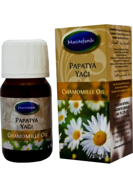 Papatya Yağı 20 ml (%100 Saf)