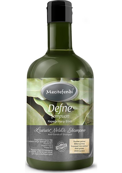 Defne Şampuanı 400 ml -Defne Yağlı Bitkisel Şampuan