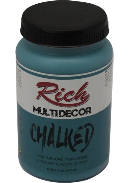 Multi Decor Chalked Akrilik Boya Turkuaz 250 cc - 4558