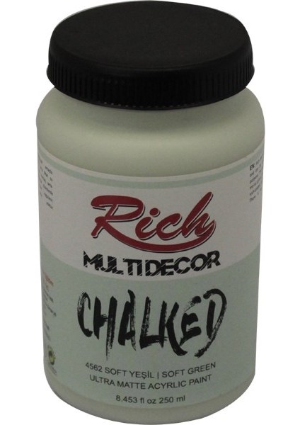 Multi Decor Chalked Akrilik Boya Soft Yeşil 250 cc - 4562