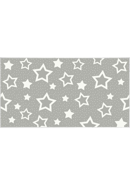 Antialerjik Kaymaz Taban Yıkanabilir Çocuk Odası Halısı 2123 Gri 100X160 cm fiyatları