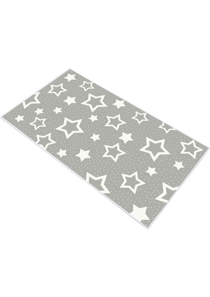 Antialerjik Kaymaz Taban Yıkanabilir Çocuk Odası Halısı 2123 Gri 80X120 cm modelleri