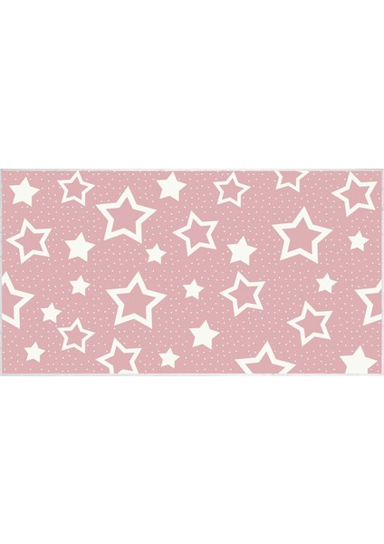 Antialerjik Kaymaz Taban Yıkanabilir Çocuk Odası Halısı 2123 Pudra 100X160 cm fiyatları