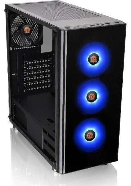 V200TG RGB 3 Fanlı Siyah MidTower Oyuncu Kasası (PSU Yok) (CA-1K8-00M1WN-01)