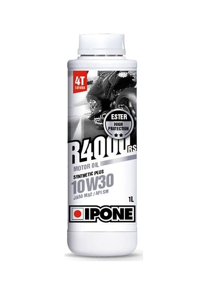 R4000 Rs 10W30 4T Esterli Motosiklet Yağı 1L