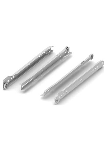 Klasik Çekmece Rayı Beyaz, 55 Cm