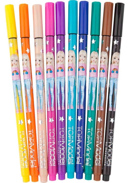 Topmodel Fineliner 8060 Kalem 10 Lu