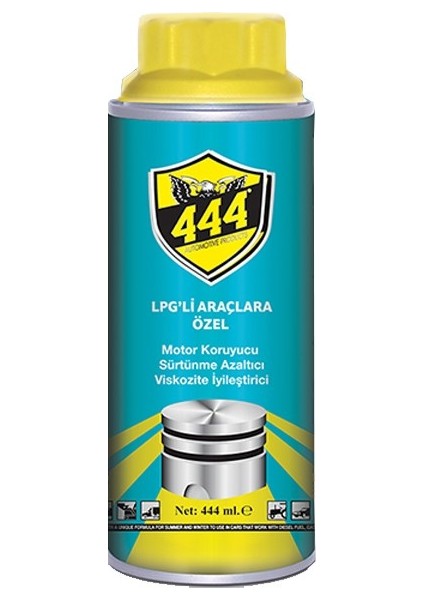 Lpg'li Araçlara Özel Motor Koruyucu Sürünme Azaltıcı 444 ml.