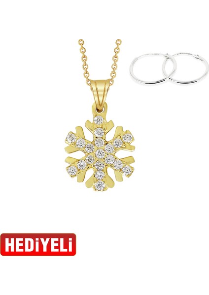 Kar Tanesi Altın Kolye Ucu As1435Gkl