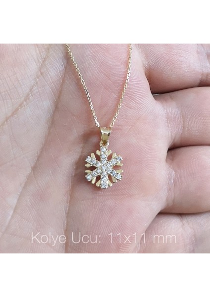 Kar Tanesi Altın Kolye Ucu As1435Gkl
