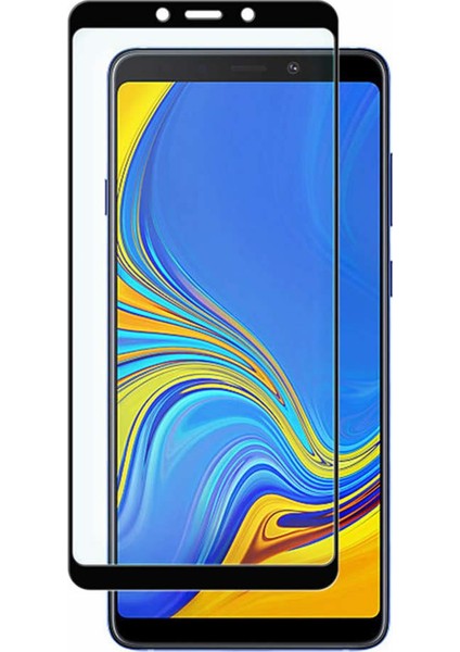 Samsung Galaxy A9 2018 Tam Kaplayan Çerçeveli Tempered Ekran Koruyucu