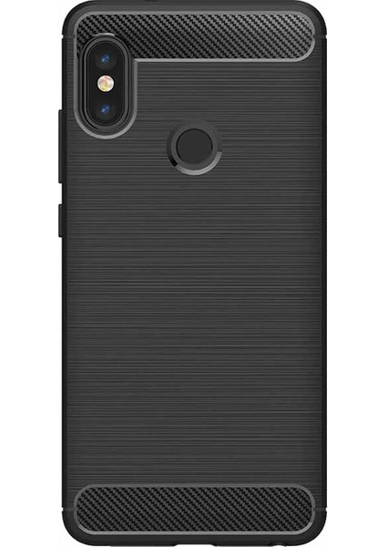 Xiaomi Mi A2 (6X) Brushed Carbon Fiber Silikon Kılıf