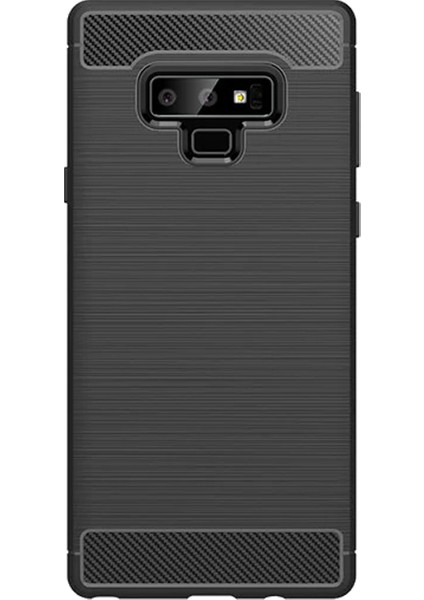 Samsung Galaxy Note 9 Brushed Carbon Fiber Silikon Kılıf