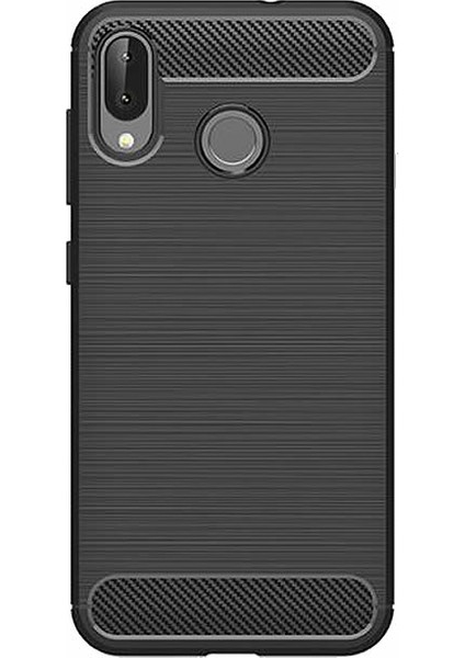 Zenfone Max (M1) ZB555KL Brushed Carbon Fiber Silikon Kılıf
