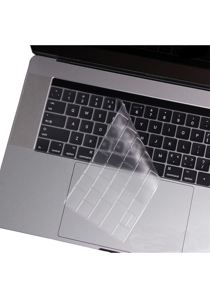 Yeni Macbook Air 13 A1932 2018 Silikon Klavye Koruması - EU