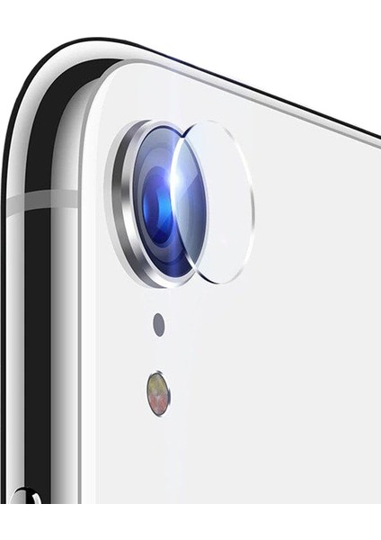 iPhone XR Kamera Camı Lens Koruyucu Tempered Glass