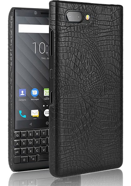 BlackBerry Key2 Crocodile Timsah Deri Kaplama Sert Rubber Kılıf modelleri