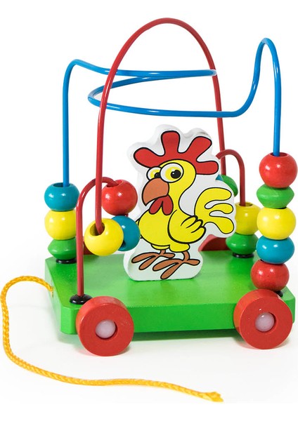 Ahşap Hayvan Figürlü Mini Koordinasyon Oyunu