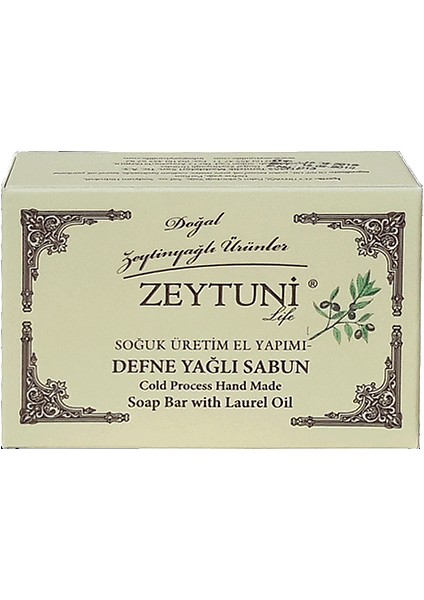 Zeytunilife Soğuk Üretim El Yapımı Defne Yağlı Sabun 100 gr