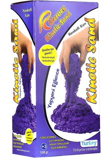 Kinetik Oyun Kumu 1 Kg Mor