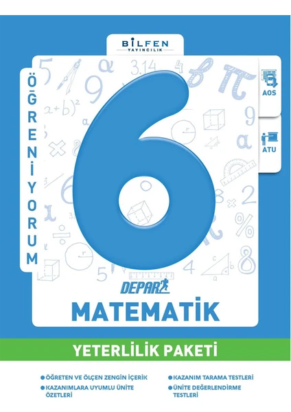 Bilfen Yayınları 6. Sınıf Matematik Depar Yeterlilik Paketi