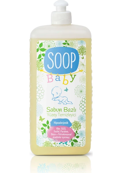 Soop Baby Sabun Bazlı Sıvı Yüzey Temizleyici 1 lt