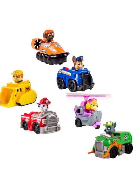 Paw Patrol Görev Araçları 6'lı Set