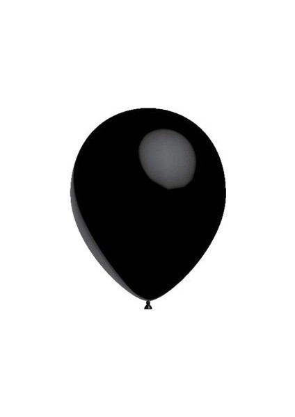 Balon 12" Siyah 25 Adet