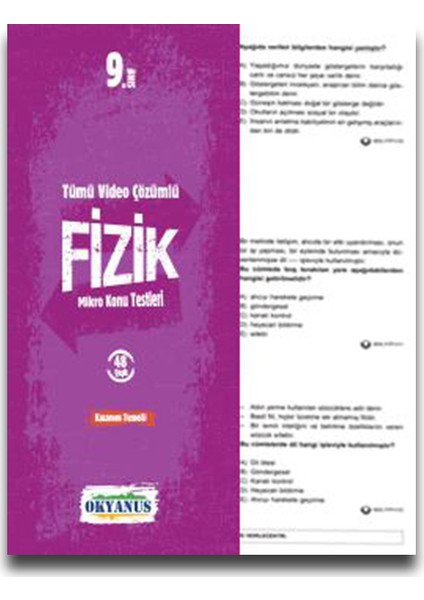 Okyanus Yayınları 9. Sınıf Fizik Yaprak Test