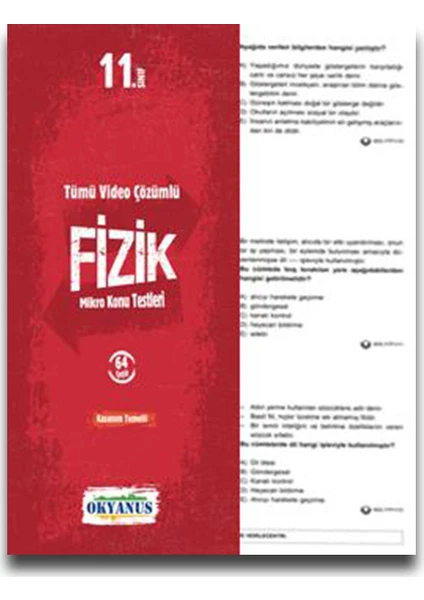 Okyanus Yayınları 11. Sınıf Fizik Yaprak Test