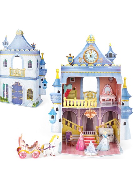 Cubic Fun 81 Parça Puzzle Fairytale Castle