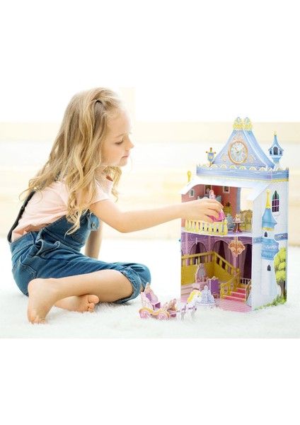 Cubic Fun 81 Parça Puzzle Fairytale Castle