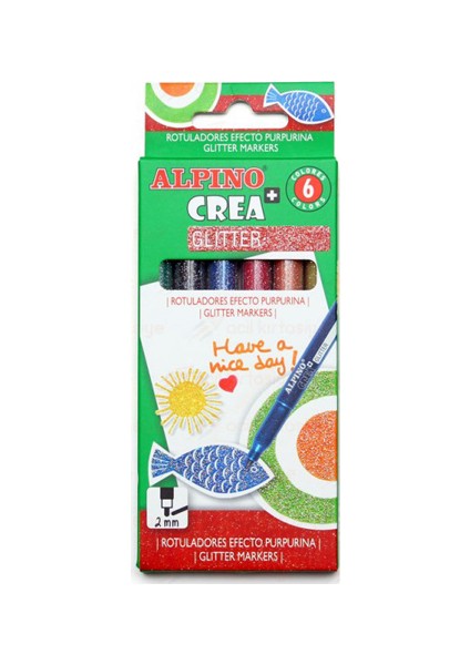 Alpino Simli Keçeli Kalem 6'Lı