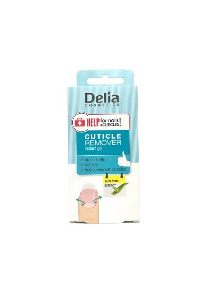 Cuticle Remover Instant Gel Alove Vera Tırnak Eti Bakım Jeli 11 ml