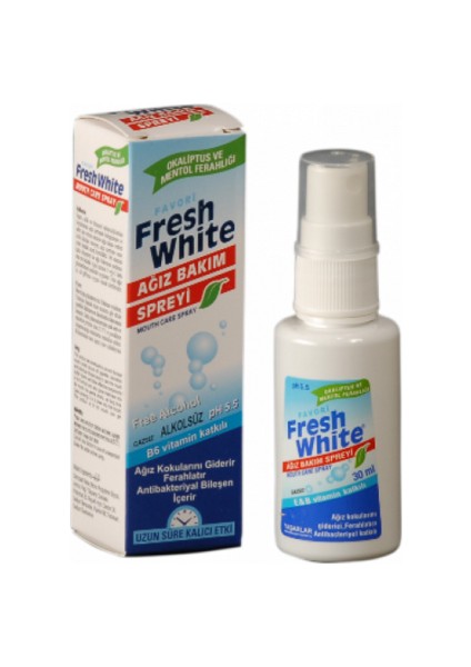 Fresh White Ağız Bakım Spreyi 30 Ml