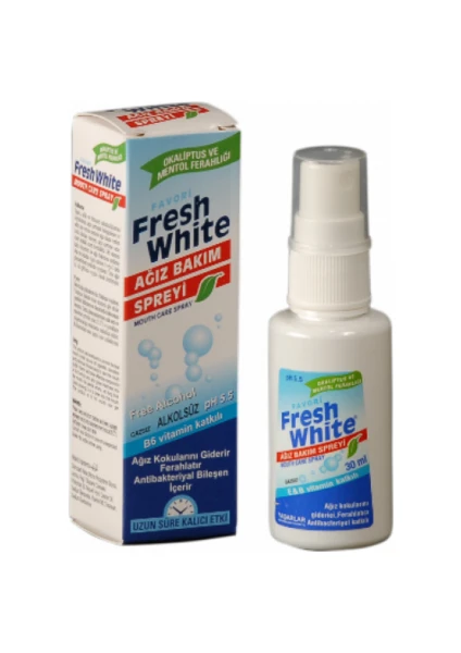 Fresh White Ağız Bakım Spreyi 30 Ml