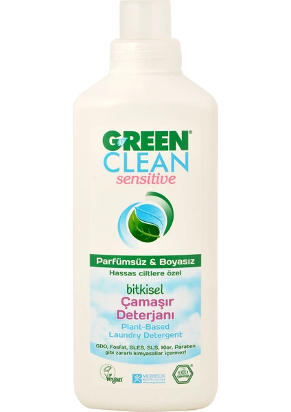 U Green Clean Sensitive Bitkisel Çamaşır Deterjanı 1000 ml