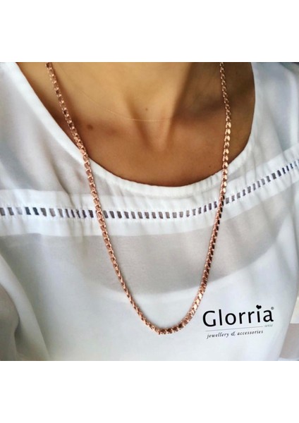 Gümüş 65 Cm Pullu Zincir Kolye fiyatları