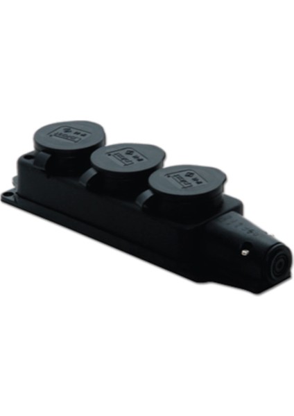 1X16A Kauçuk Üçlü Grup Priz Tp-3101-308-0300