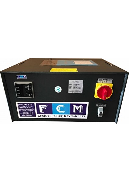 Fcm 10 kVA Monofaze Otomatik Voltaj Regülatörü