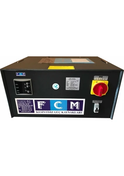 Fcm 10 kVA Monofaze Otomatik Voltaj Regülatörü