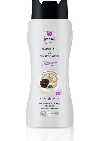 Sarımsak Ve Ginseng Özlü Şampuanı 600 ml
