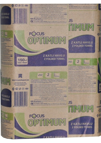 Optimum Z Katlı Havlu 12*150